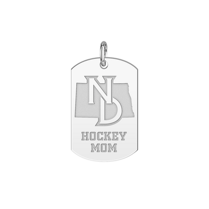 North Dakota Hockey Mom Tag