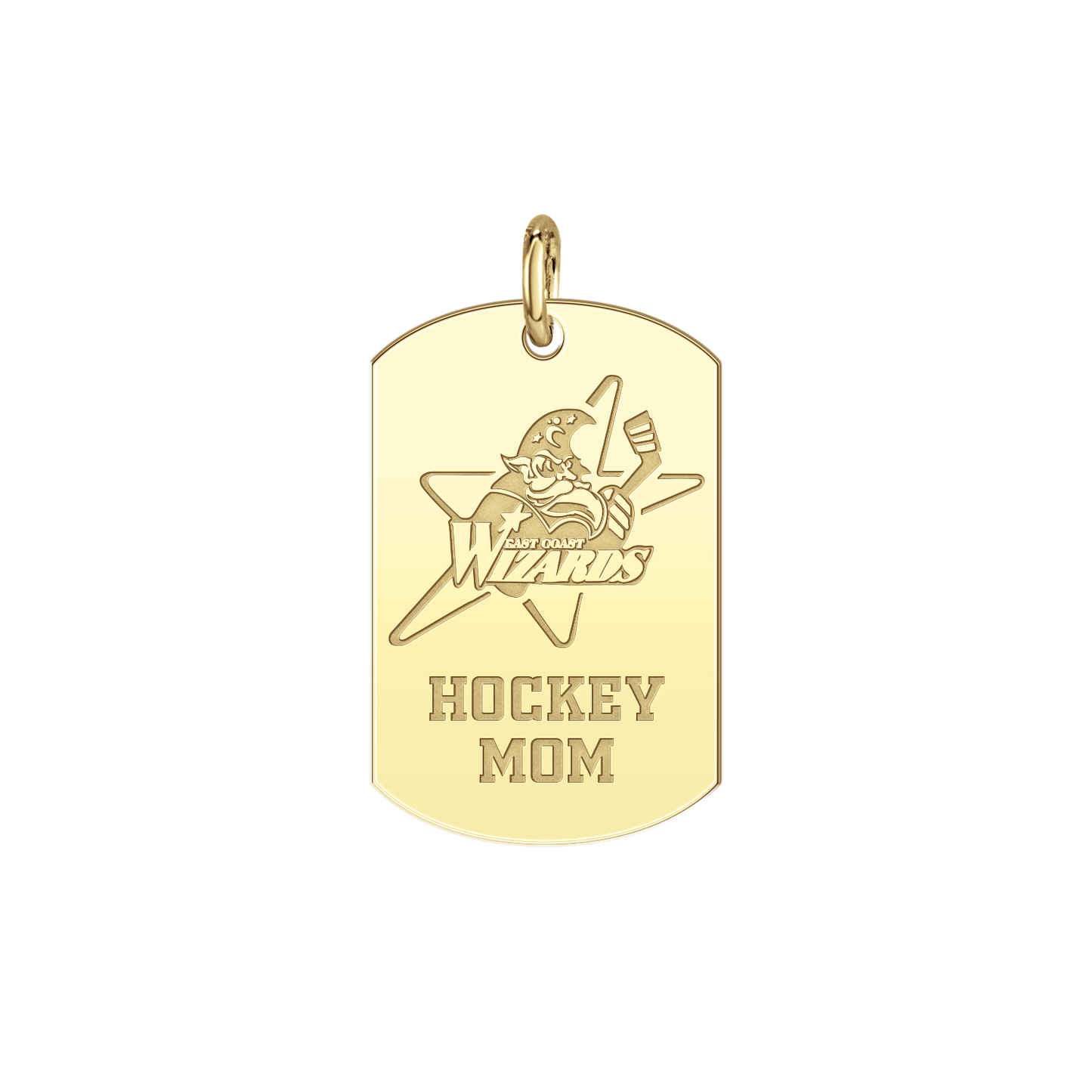 East Coast Wizards Hockey Mom Tag