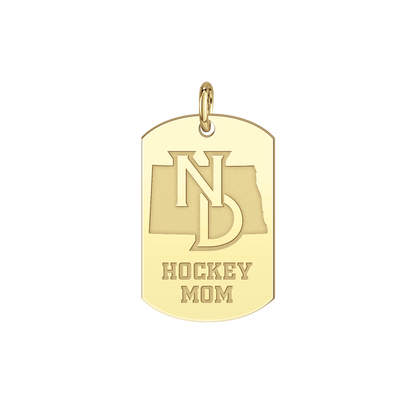 North Dakota Hockey Mom Tag