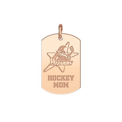East Coast Wizards Hockey Mom Tag