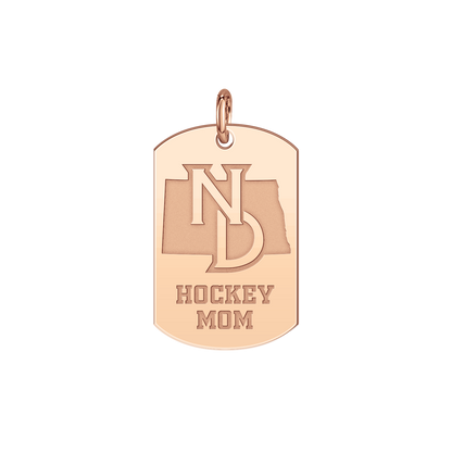 North Dakota Hockey Mom Tag