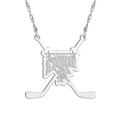 Windy City Storm Sticks Necklace
