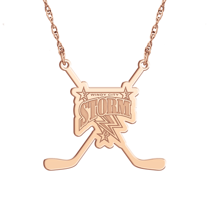 Windy City Storm Sticks Necklace