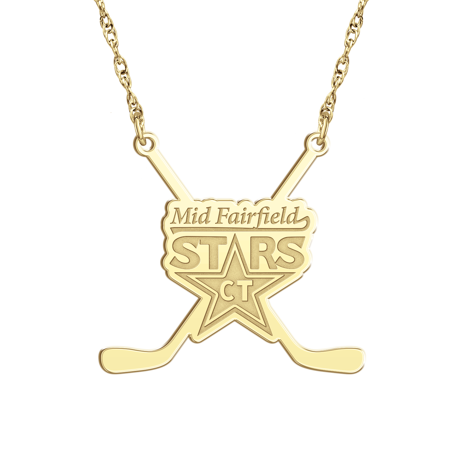 Mid Fairfield Stars Sticks Necklace