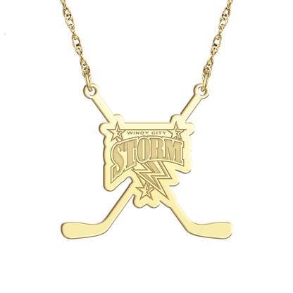 Windy City Storm Sticks Necklace