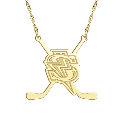 Windy City Storm Bolt Sticks Necklace