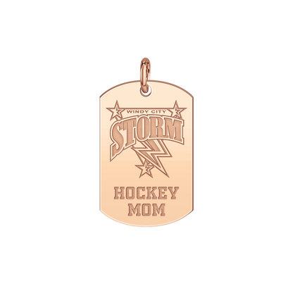 Windy City Storm Hockey Mom Tag