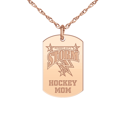 Windy City Storm Hockey Mom Tag