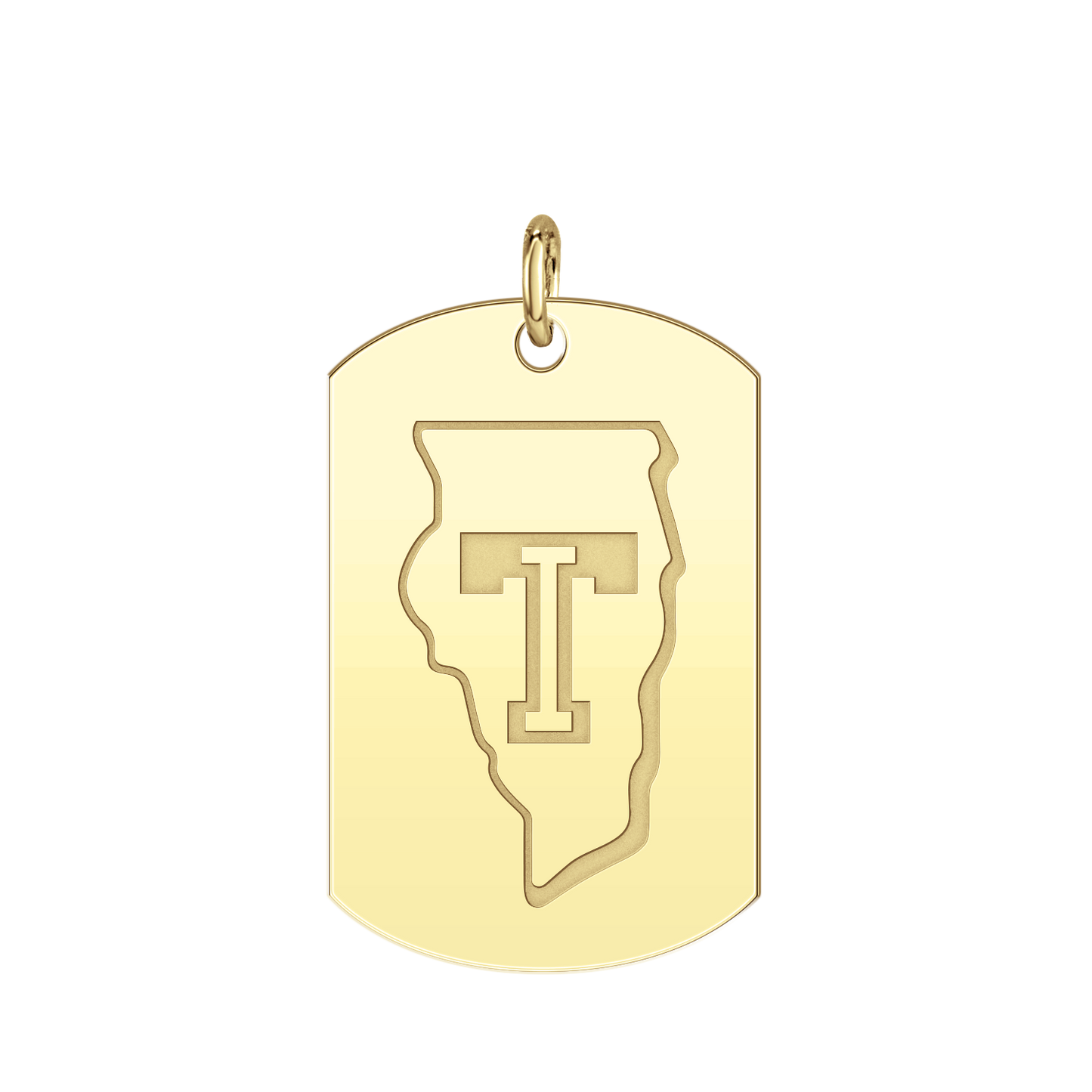 Team Illinois Logo Tag Large