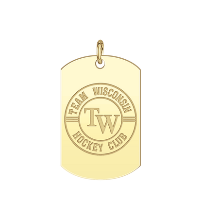 Team Wisconsin Logo Tag Large
