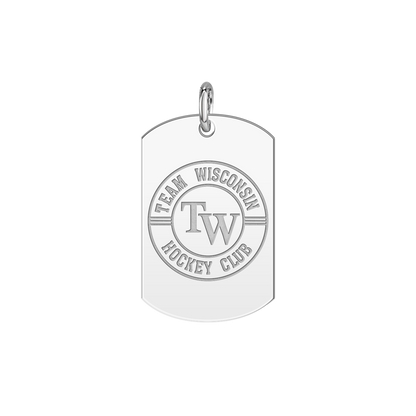 Team Wisconsin Logo Tag Small