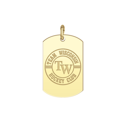 Team Wisconsin Logo Tag Small