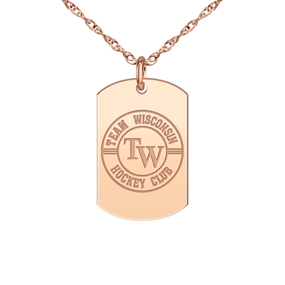 Team Wisconsin Logo Tag Small
