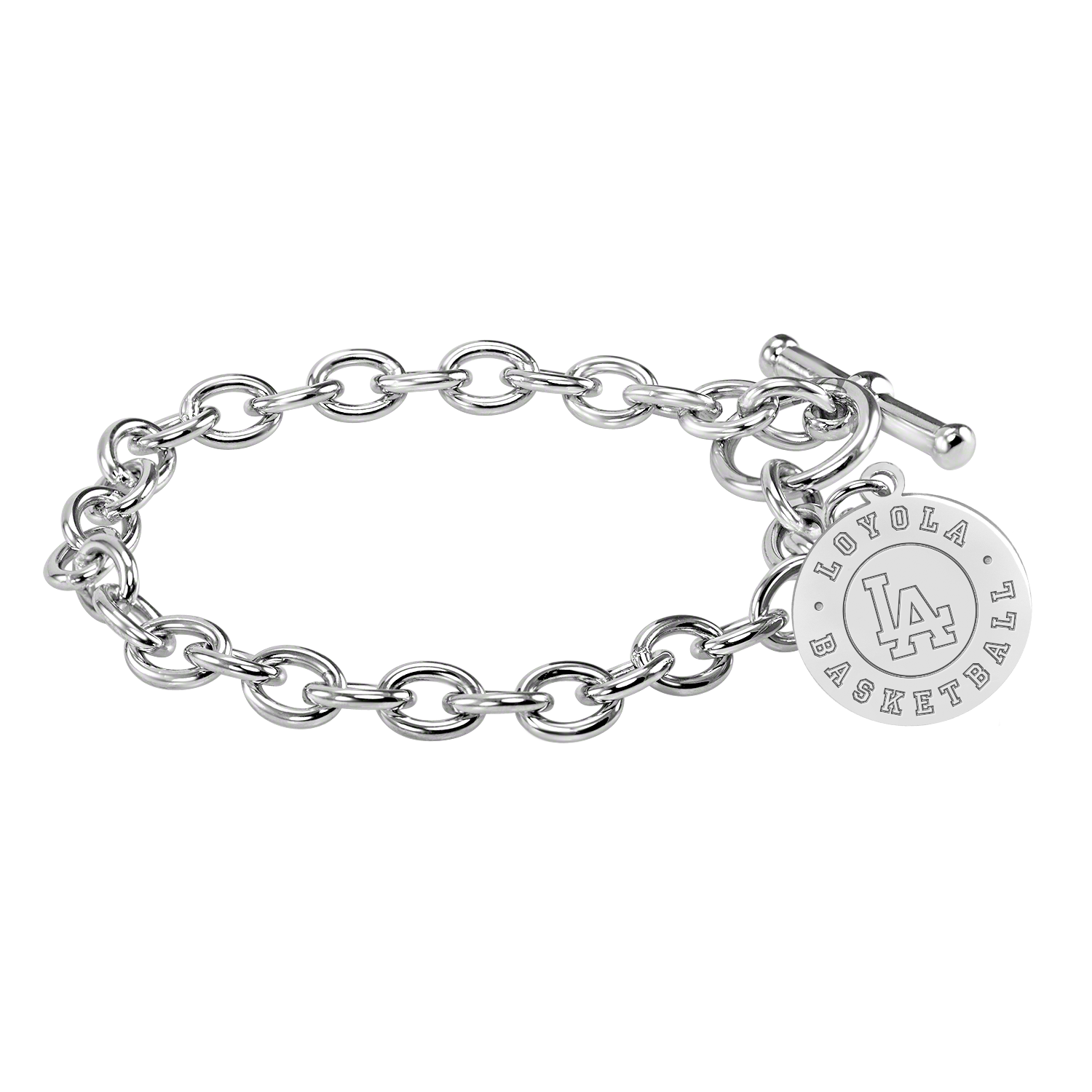 Loyola Academy Basketball Toggle Bracelet