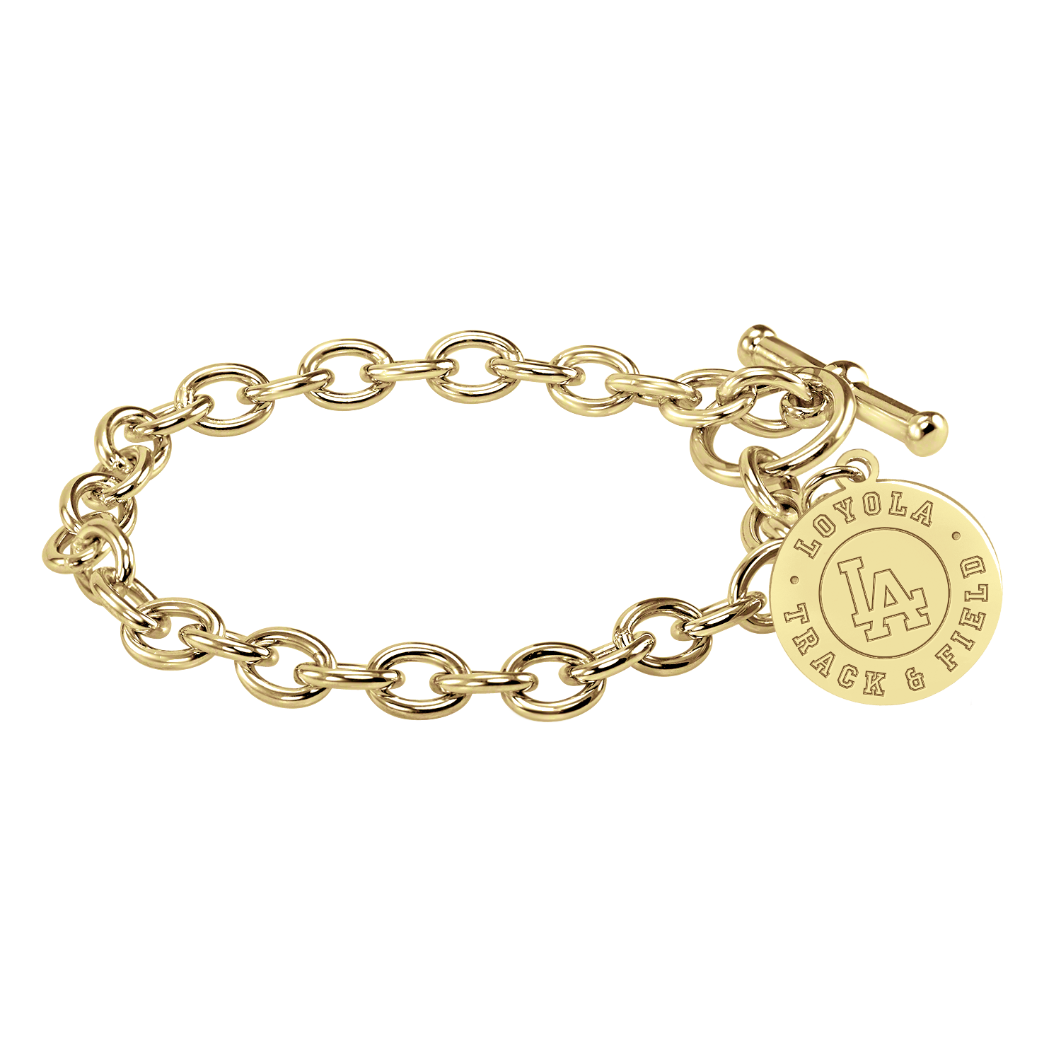 Loyola Academy Track & Field Toggle Bracelet