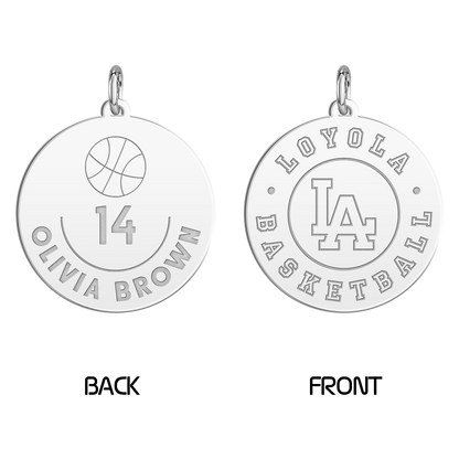 Loyola Academy Basketball Toggle Bracelet