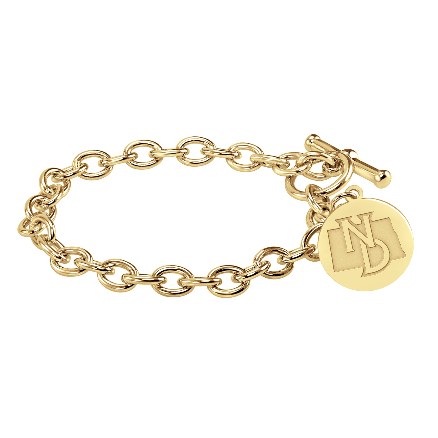 North Dakota Logo Toggle Bracelet