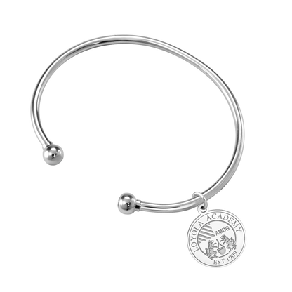 Loyola Academy Seal Cuff Bracelet