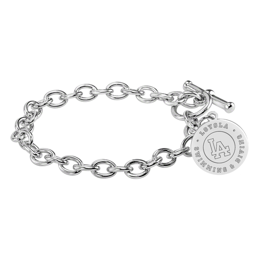 Loyola Academy Swimming & Diving Toggle Bracelet