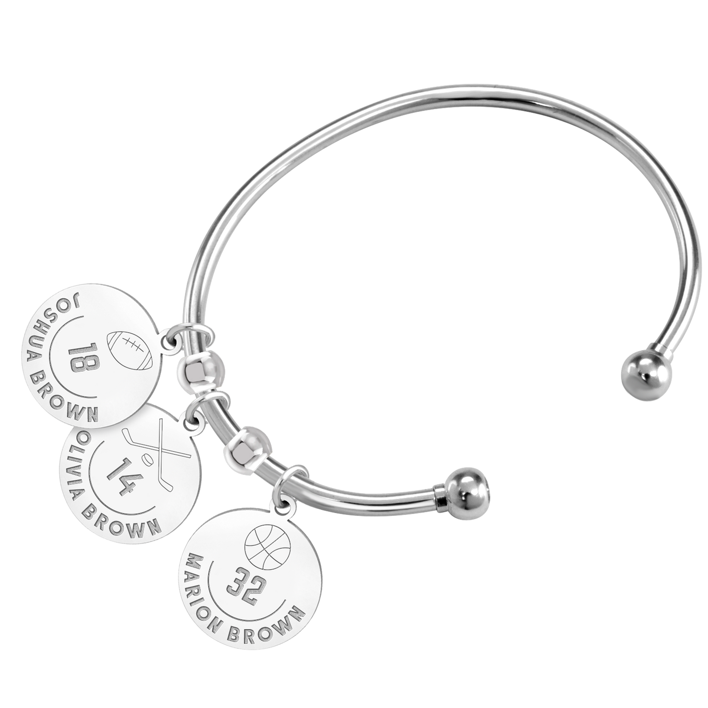 Loyola Academy Field Hockey Cuff Bracelet