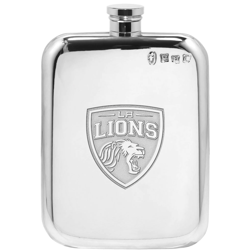 LA Lions Logo Flask
