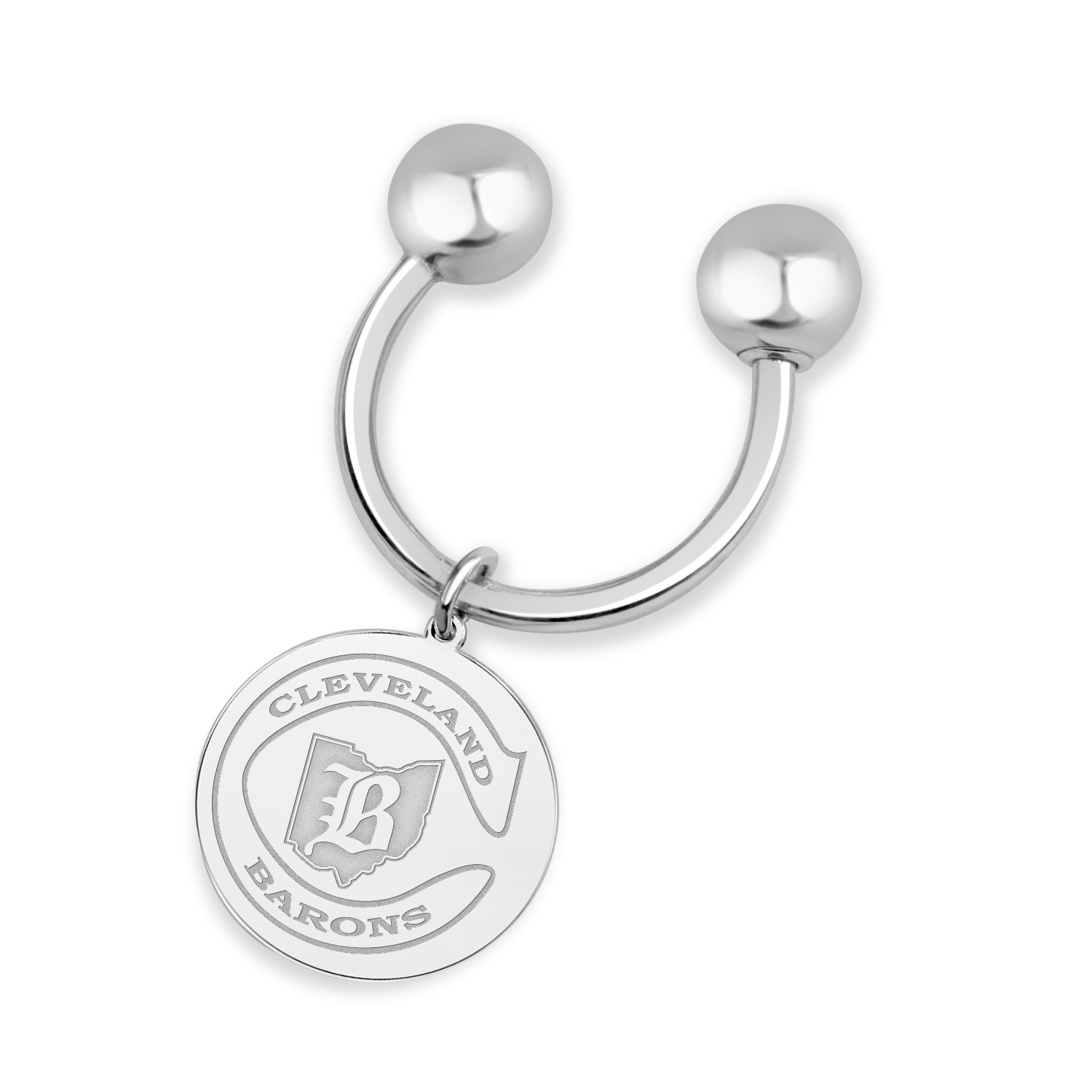 Cleveland Barons Key Chain Disc