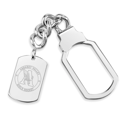 Assabet Valley Tension Lock Key Chain Tag
