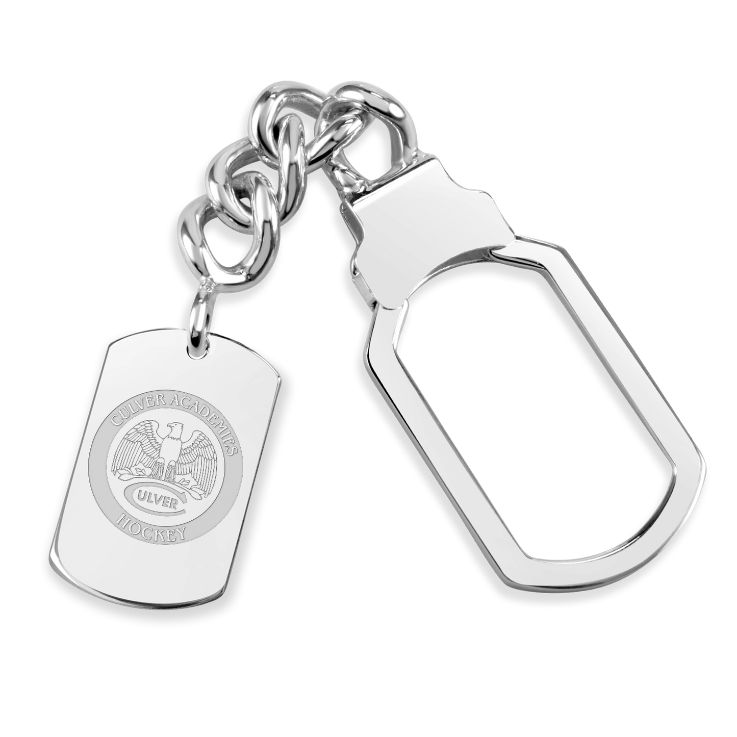 Culver Academy Tension Lock Key Chain Tag