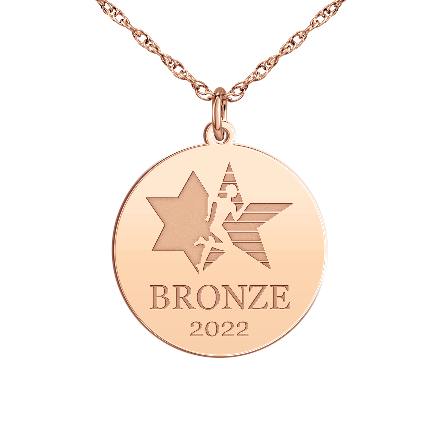 Maccabi BRONZE Medal Disc