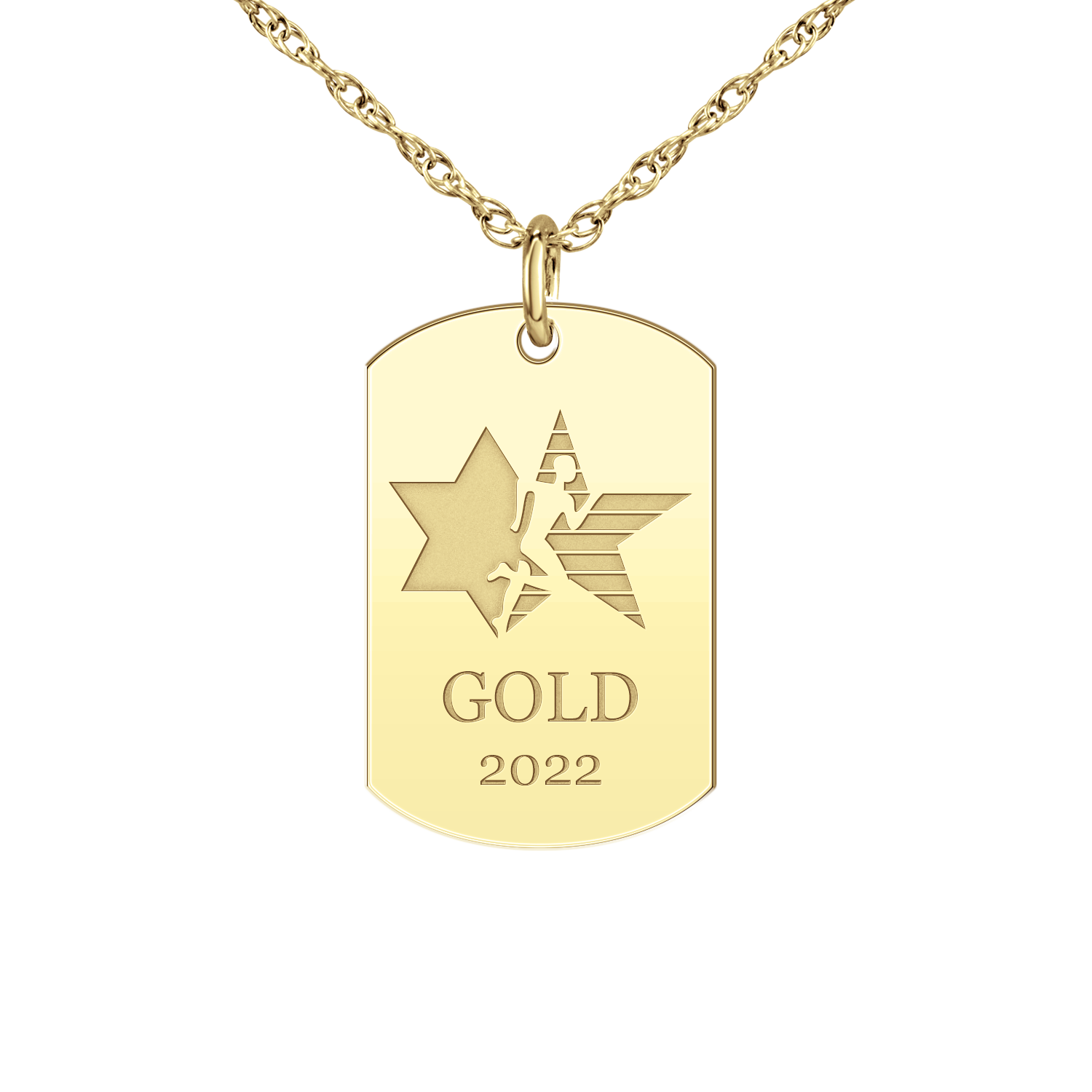 Maccabi GOLD Medal Tag