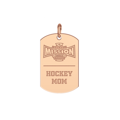Chicago Mission Hockey Mom Tag
