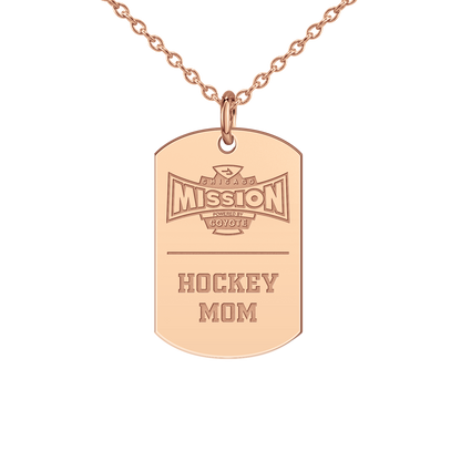 Chicago Mission Hockey Mom Tag