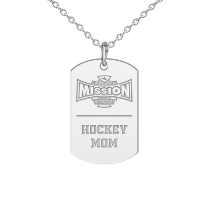 Chicago Mission Hockey Mom Tag