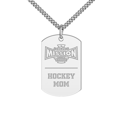 Chicago Mission Hockey Mom Tag