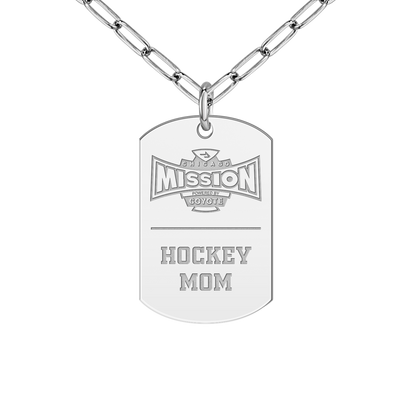 Chicago Mission Hockey Mom Tag