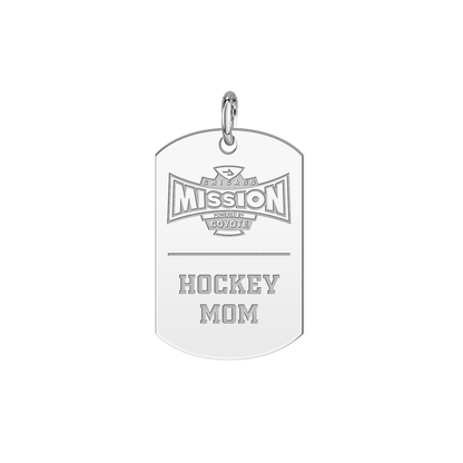Chicago Mission Hockey Mom Tag