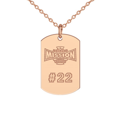 Chicago Mission Player’s Number Tag Small