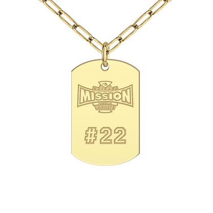 Chicago Mission Player’s Number Tag Small