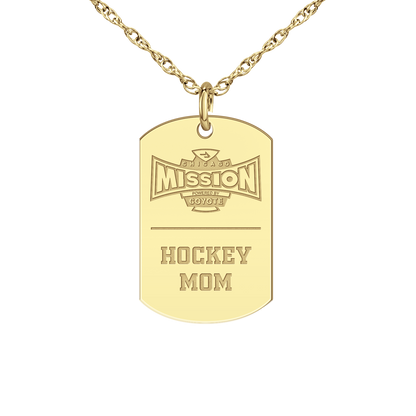 Chicago Mission Hockey Mom Tag