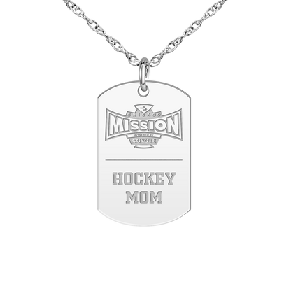 Chicago Mission Hockey Mom Tag