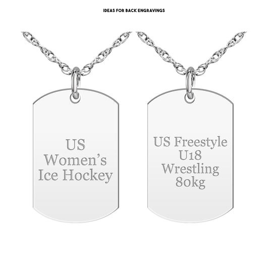 Maccabi SILVER Medal Tag