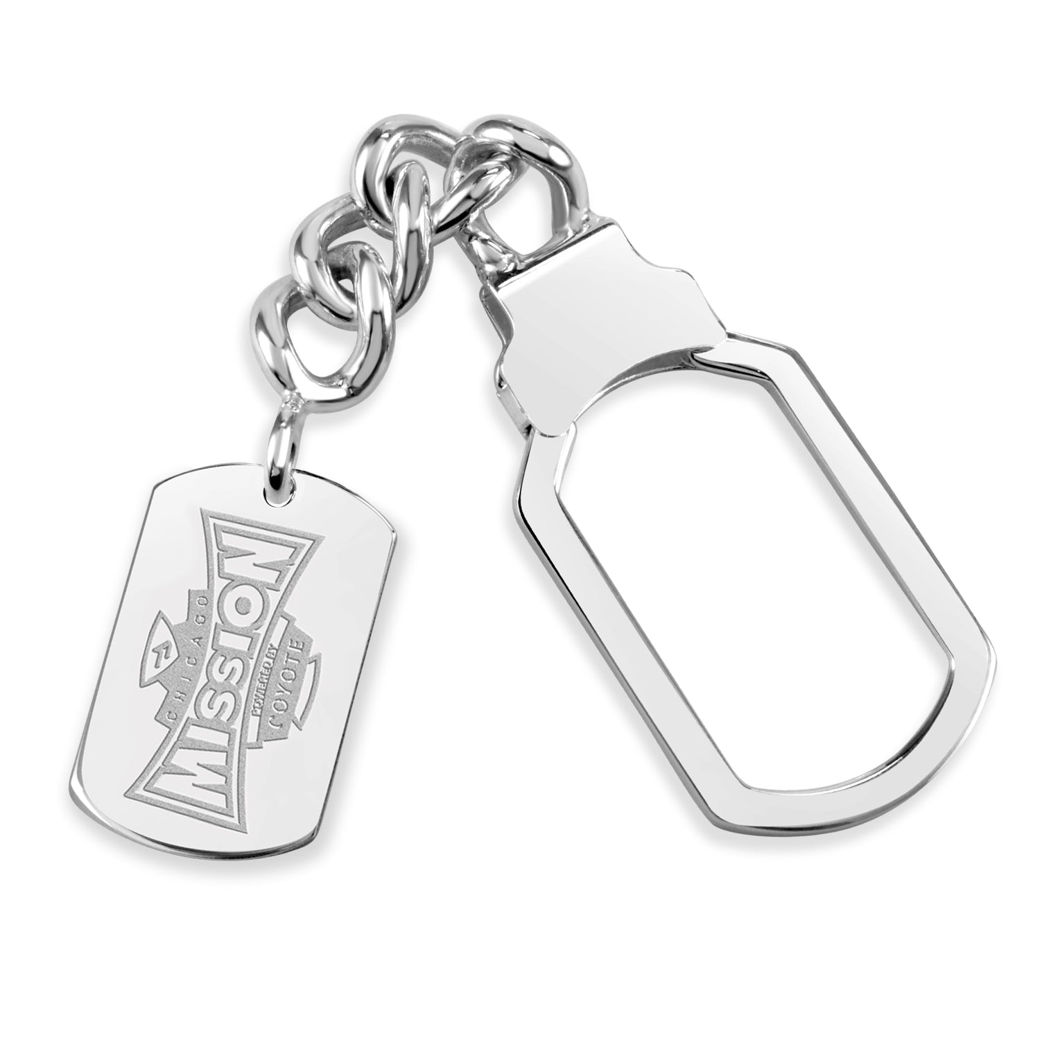 Chicago Mission Tension Lock Key Chain Tag